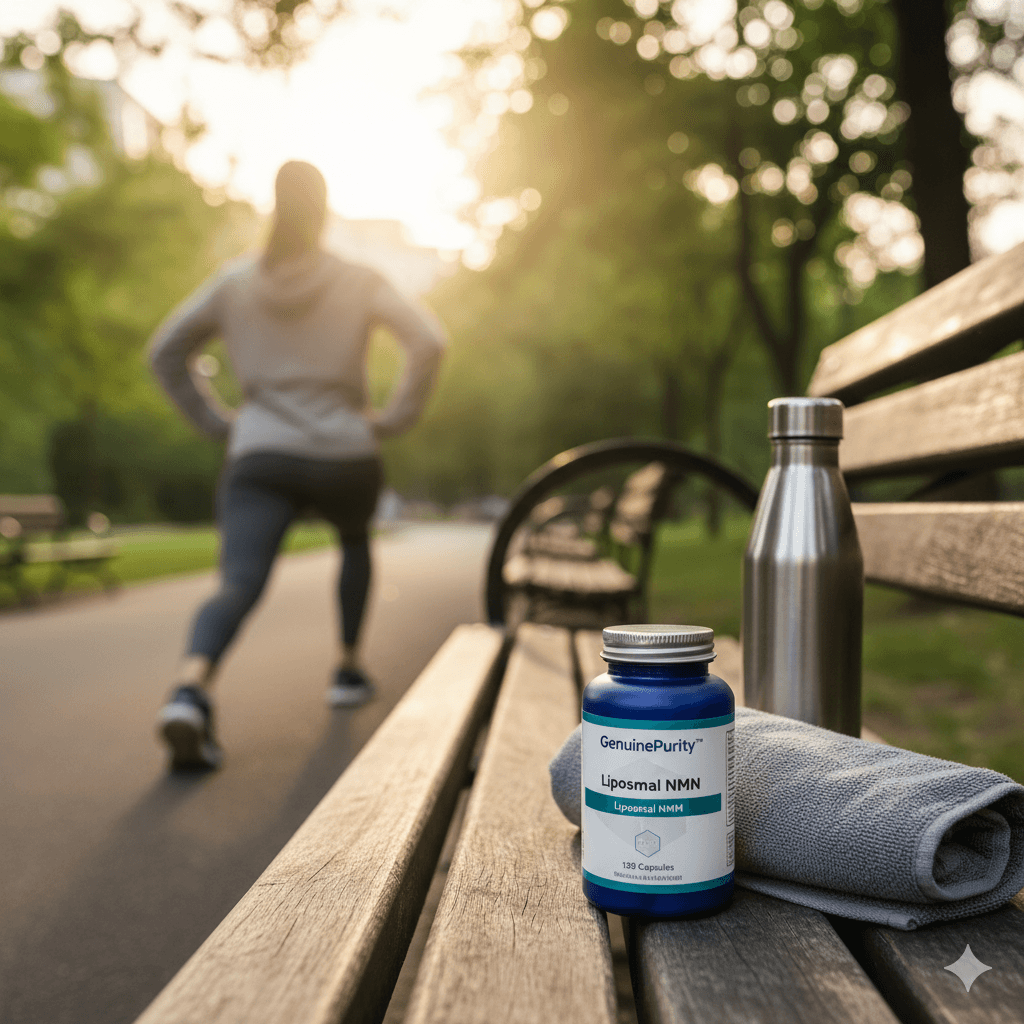 Professionals planning an NMN energy boost routine with hydration and wearables